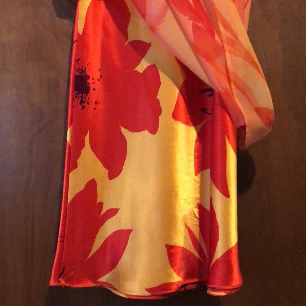 Jessica Howard Petite orange floral dress